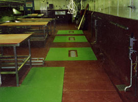 Floor Pads in Production Areas